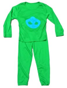 Kids Costumes to Hire - PJ MASK - GREEN - top & pants - CHILD